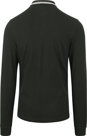 Fred Perry Langærmet Polo Mørkegrøn T50