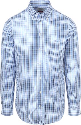 Steppin' Out Extra Long Sleeves Hemd Karos Blau