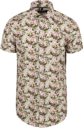 Suitable Short Sleeve Hemd Druck Jungle Grün