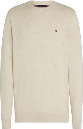 Tommy Hilfiger genser i økologisk bomull og kashmir, beige