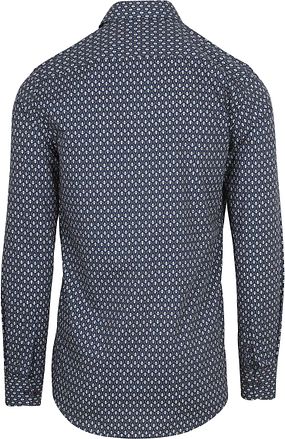 Suitable Hemd Print Navy