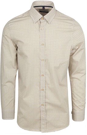 Suitable Skjorte med Print Beige