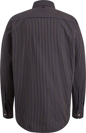 Vanguard Shirt Stripes Navy Brown