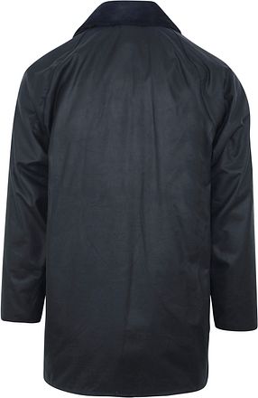Barbour Wax Coat Beaufort Navy