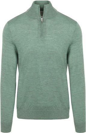 King Essentials "Michael" Half-Zip Genser Merino Grønn