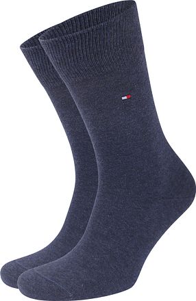 Tommy Hilfiger Classic 2-Pack Sokken Blauw