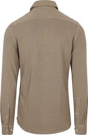 Suitable Chemise Piqué Taupe