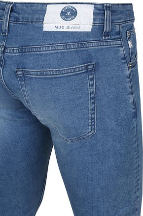MUD Jeans Denim Slim Lassen Pure Blue