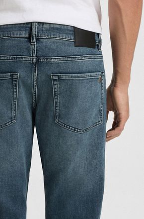 BOSS Onyx Jeans Mid Blauw