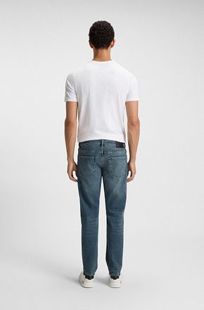 BOSS Onyx Jeans Mid Blauw