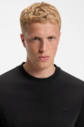 BOSS T-skjorte Interlock Svart
