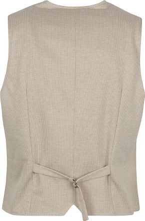 Suitable Grå-beige Vest