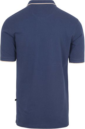 Suitable Respect Polo Shirt Tip Ferry Denim Blue