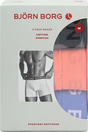 Bjørn Borg Bokser 3 Pakke Flerfarget
