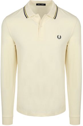 Fred Perry Långärmad Polo Ecru 46A