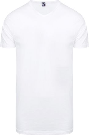 Alan Red Vermont Ekstra Lang T-skjorte Regular Fit Hvit (2-pack)