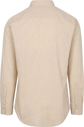 McGregor Skjorte Cotton Linen Ecru
