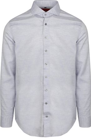 Suitable Melange Hemd Grau