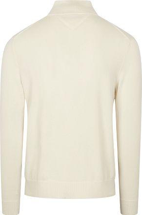 Tommy Hilfiger Half Zip Tröja Essential Off White