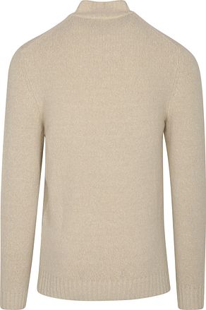 Profuomo strikket vest i kokt ull eggeskall