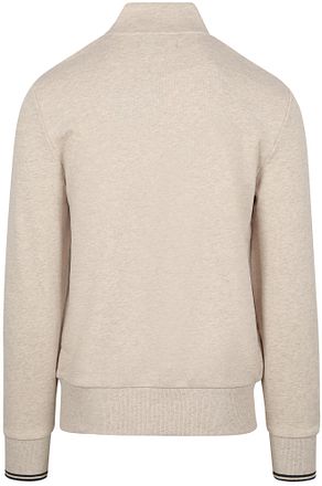 Fred Perry Halv zip-tröja i melangebeige
