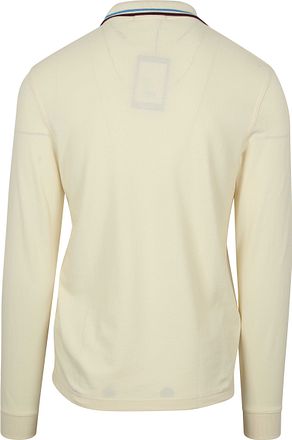 Fred Perry Långärmad Polo Ecru Z46