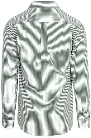 Steppin' Out Chemise Large Rayée Verte