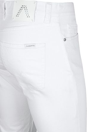 Alberto Pipe Denim Vit