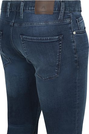 Alberto Slim Dual Flex Denim Mörkblå