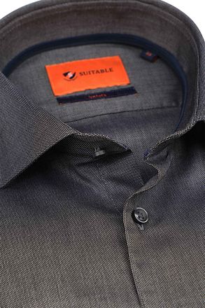 Suitable Skjorte Roy Oxford Antrasitt