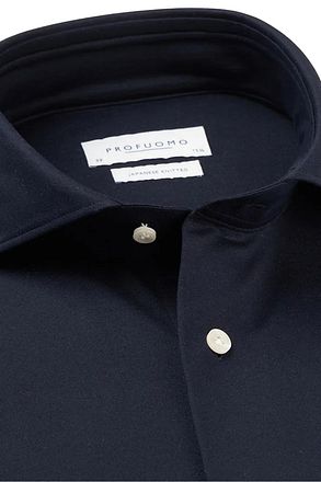 Camisa Profuomo Japanese Knitted azul marino