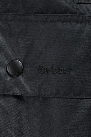 Barbour Border Wachsjacke Blau
