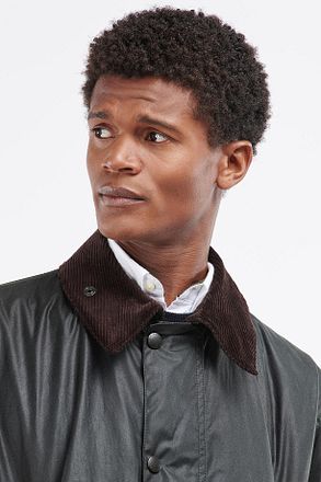 Barbour Border Wax Jacket Green