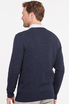 Barbour Tisbury Genser i Ullblanding Mørkeblå