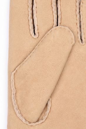 Hestra Handschoen Bernard Cork Suede Cognac