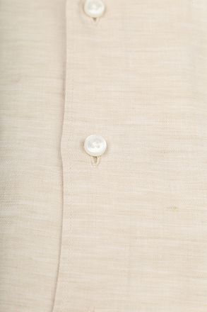 OLYMP Level 5 Shirt Linen Blend Beige