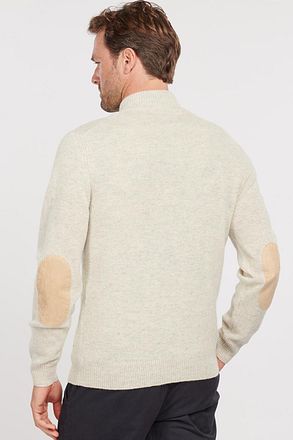 Barbour Mocker Tröja Merinoull Ljusbeige