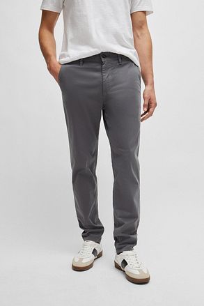 BOSS Satin Chino Antracit