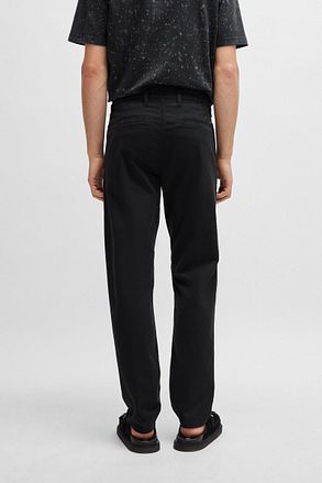 BOSS Satin Chino Svart