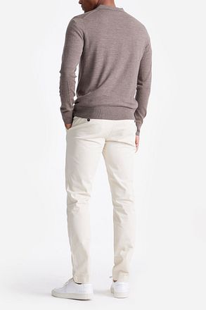 King Essentials The Robert Långärmad Polotröja Merino Brun
