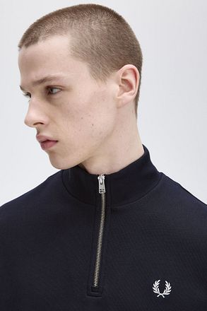 Fred Perry Half Zip Pullover Navy Blue