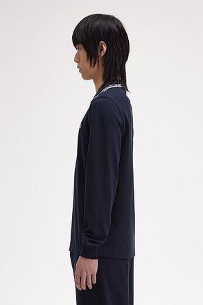 Fred Perry Longsleeve Polo Navy 238