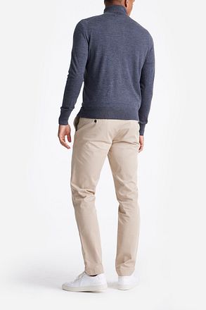 King Essentials "Michael" Half-Zip Genser Merino Antrasitt