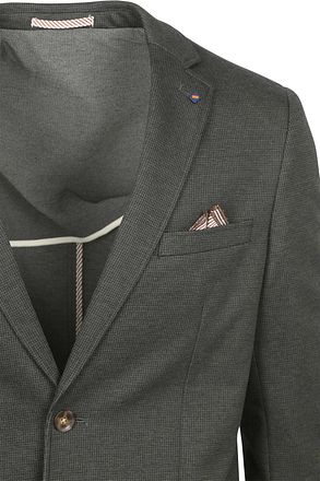 Suitable Fame Pied de Poule Blazer Mørkegrøn