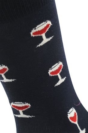 Happy Socks Glass of Wine
