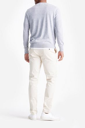 King Essentials The John Pullover Merino Light Grey
