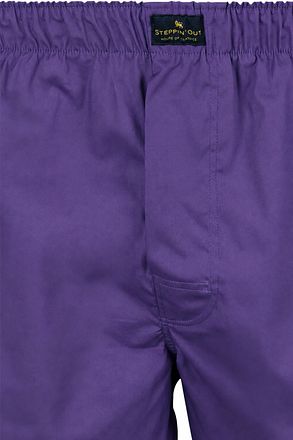 Steppin' Out Boksershorts Poplin Lila