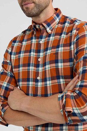 McGregor Skjorta Rutig Orange
