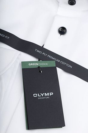 OLYMP Signature Hemd Twill Weiß