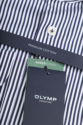 Olymp Signature Skjorta Randig Blå
